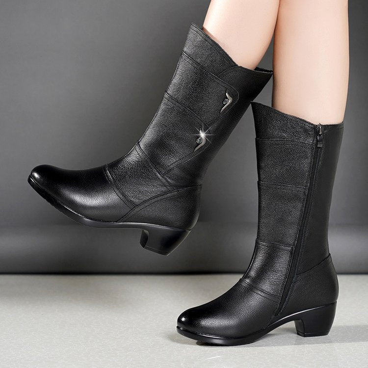 Platvessa | Platform Mid Calf Boots