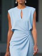 Capella | Classic Midi Cap Sleeve Dress