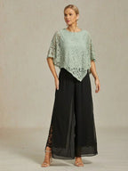 Fluressa | Split Hem Flow Trousers
