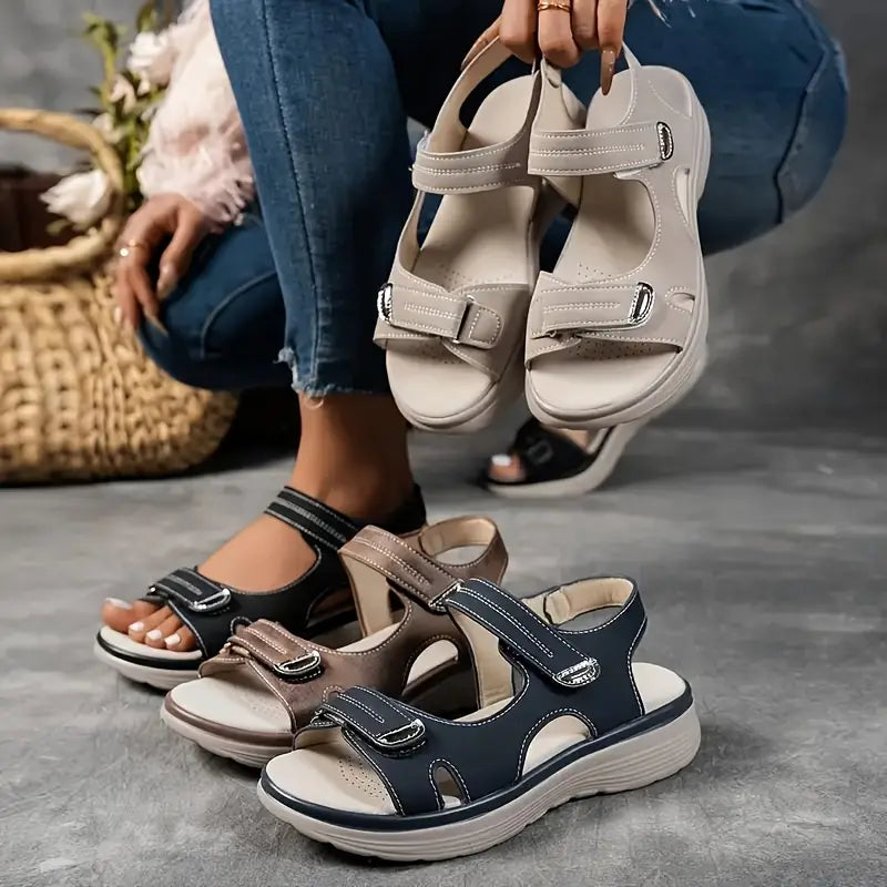 Cassindra | Comfortable wedge sandals for women