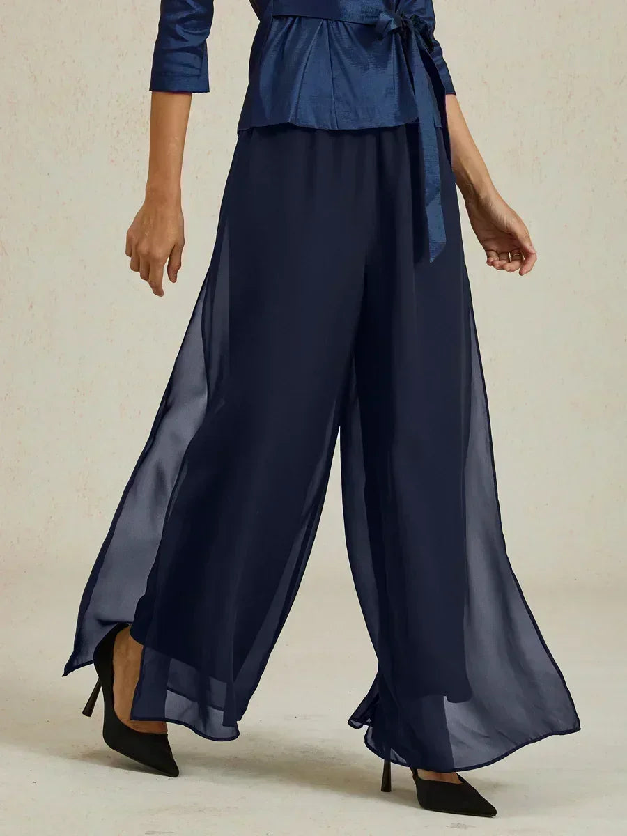 Fluressa | Split Hem Flow Trousers