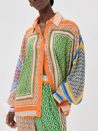 Josephine | Tropical Look Colourful Unique Shirt