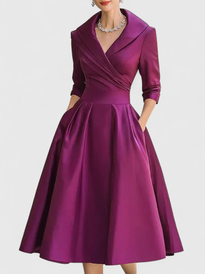Zyrah™ | Chic Midi Dress