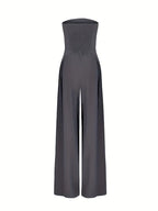 Seravielle | Elegant Wide-leg Jumpsuit