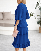 Patricia | Chic Ruffle Dress for Elegant Comfort