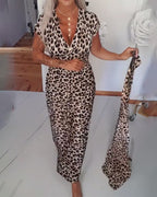 Panthera | Leopard V Neck Dress