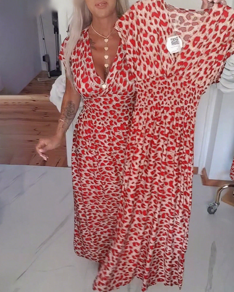 Panthera | Leopard V Neck Dress