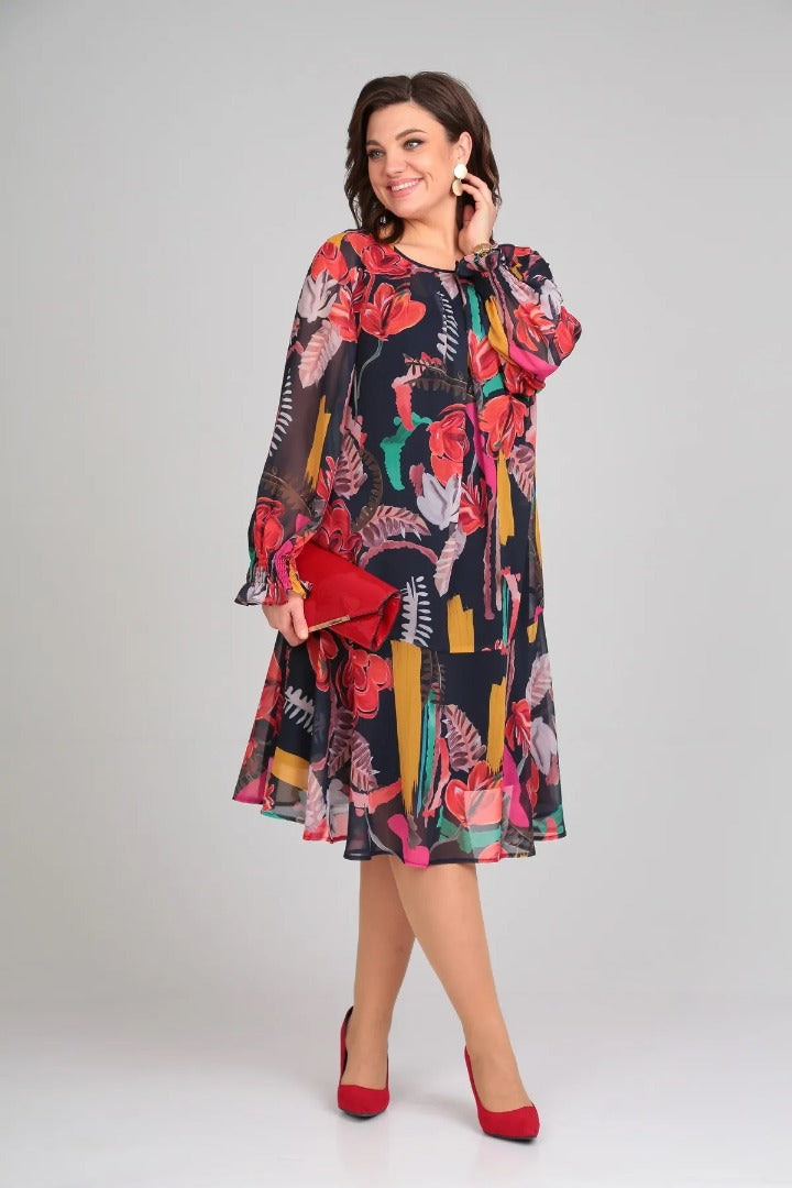 Florine – Graceful Floral Gown