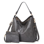 Scratch Proof Leather Hobo Handbag Versatile Wear