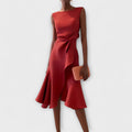 Verenya | draped midi dress