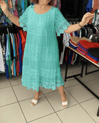Delivara | Elegant Short Sleeve Dress