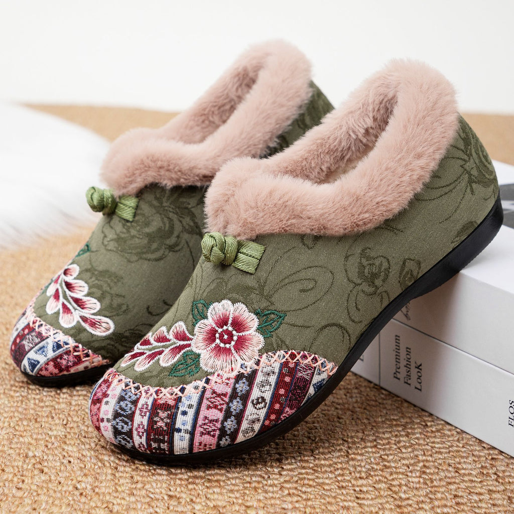 Averiellea | Floral Warm Shoes