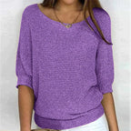 Roundelle | Three Quarter Sleeve Sweater