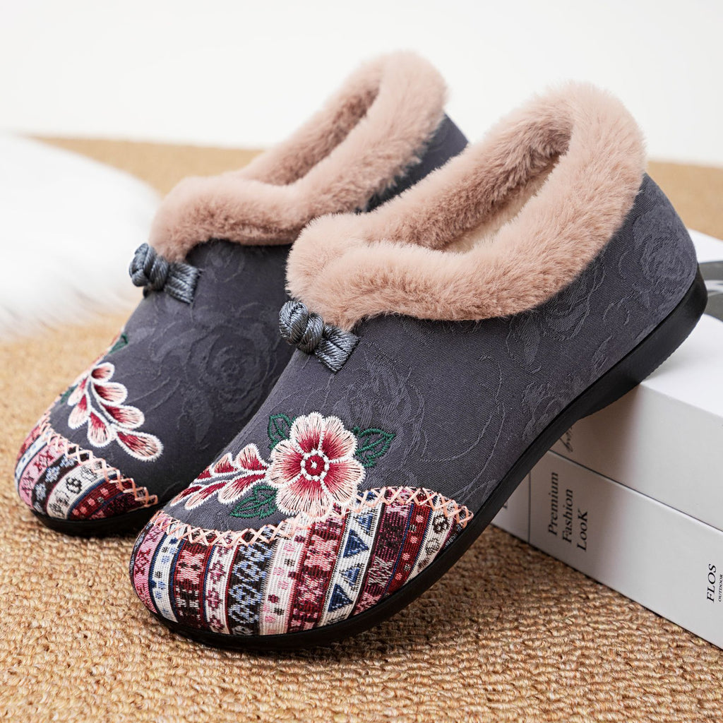 Averiellea | Floral Warm Shoes
