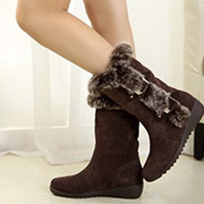 Plushvella | Mid Calf Winter Boots