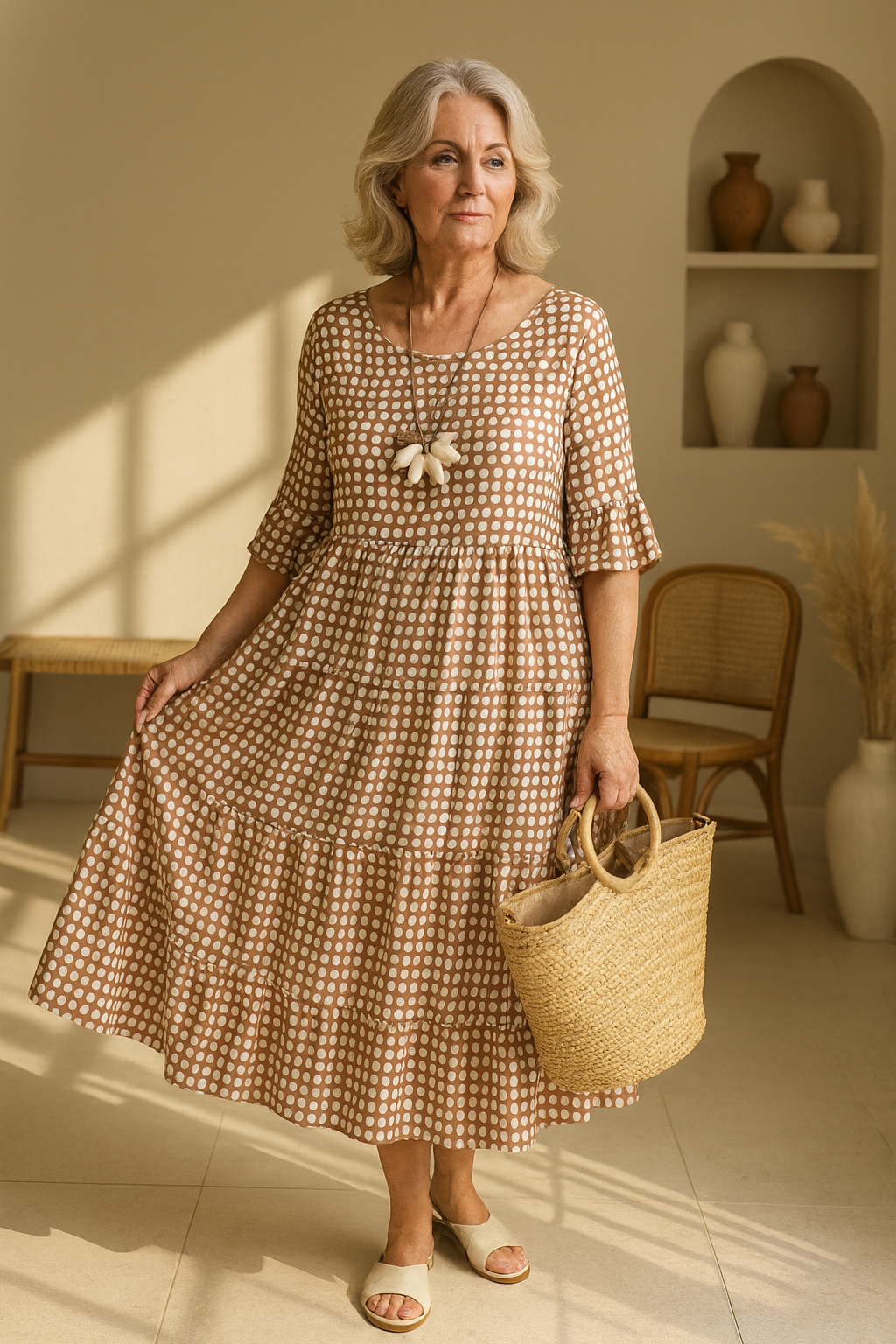 Iris Sable Midi Dress