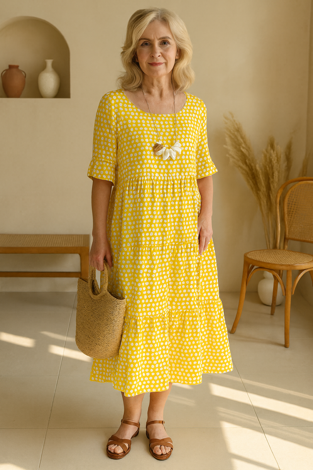 Iris Sable Midi Dress