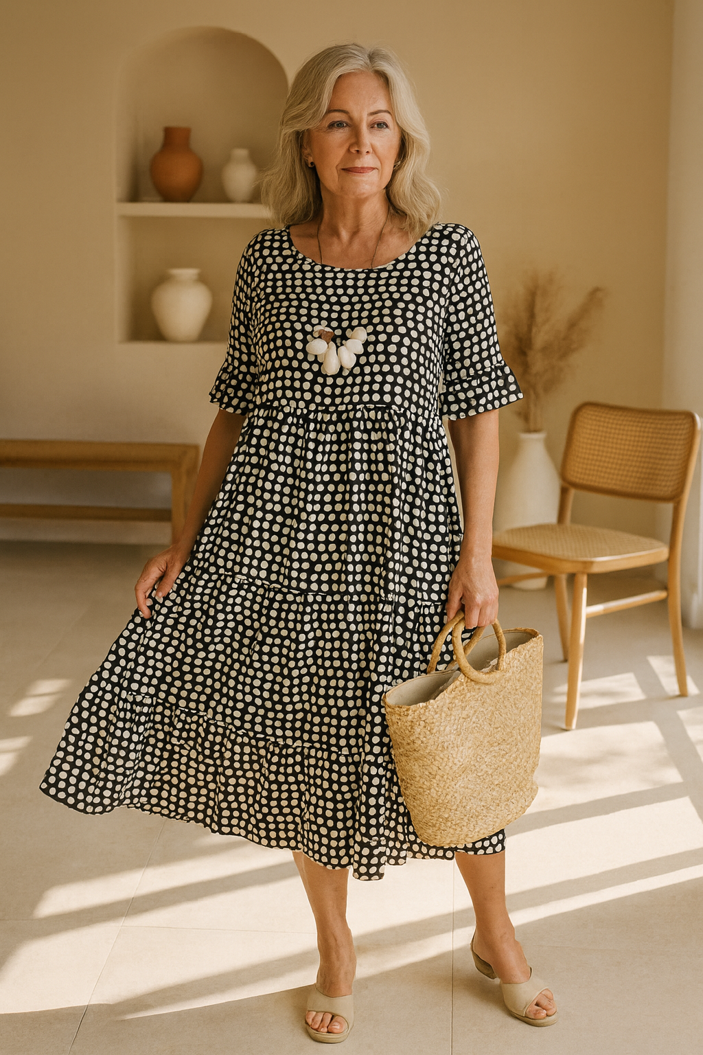 Iris Sable Midi Dress
