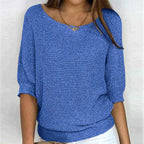 Roundelle | Three Quarter Sleeve Sweater