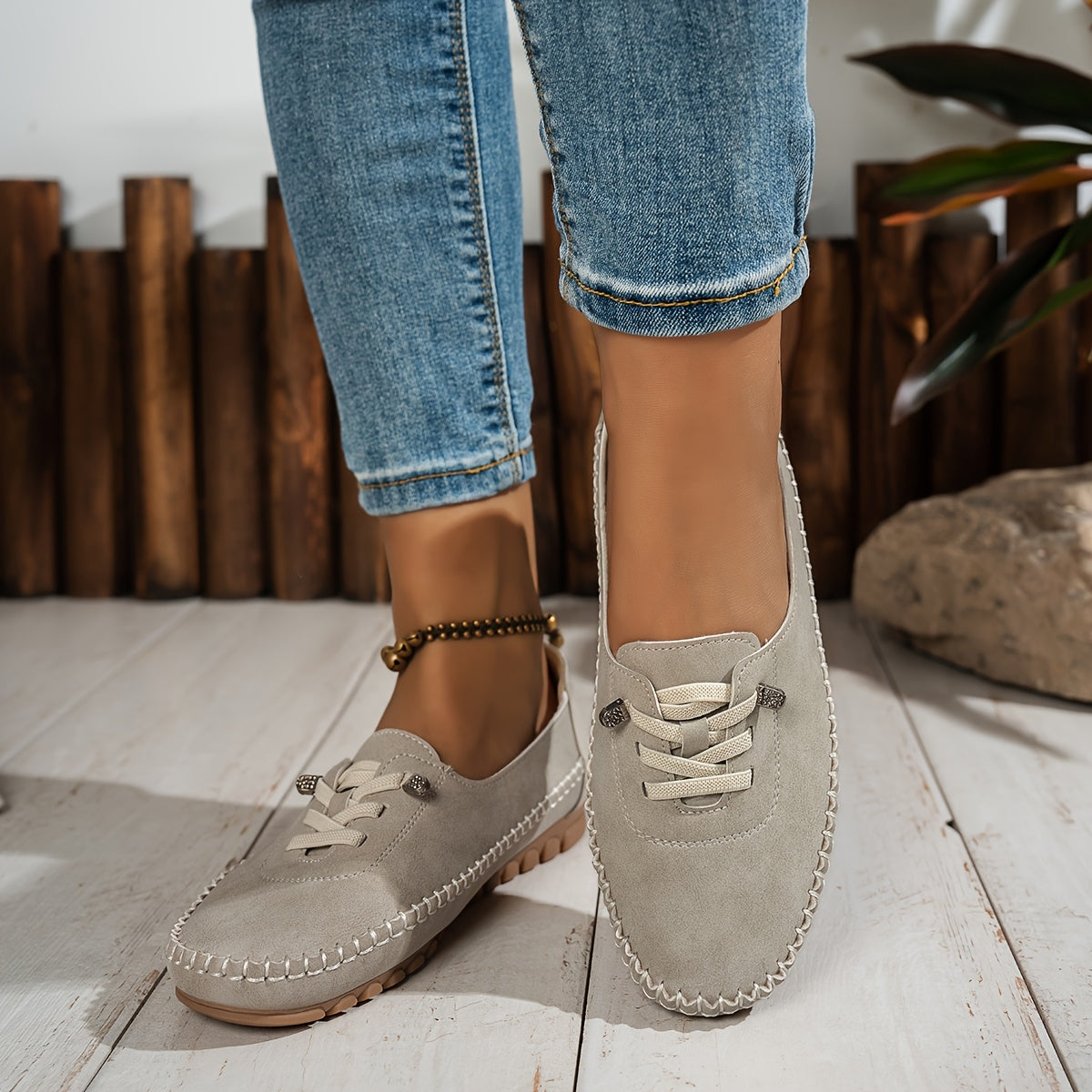 Lightweight Flexible Moccasins Soft Pink Suede Comfort
