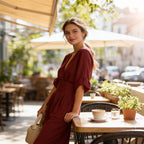 Slimelle | V Neck Wide Leg Jumpsuit