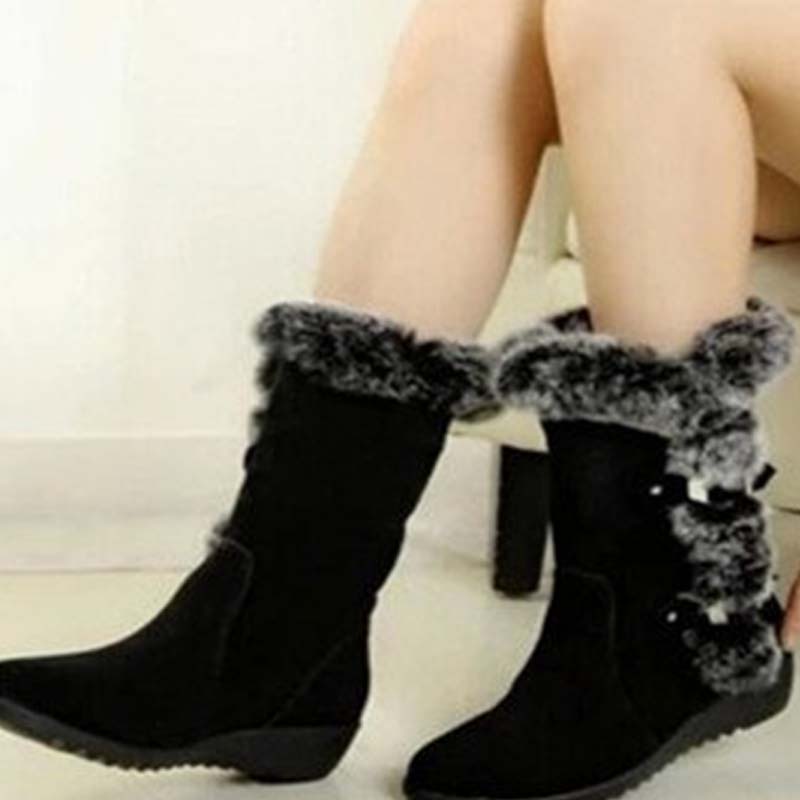 Plushvella | Mid Calf Winter Boots