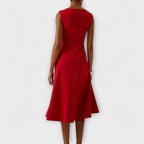 Verenya | draped midi dress
