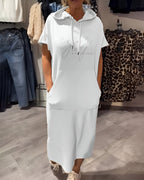 Loravine | Hooded Casual Dress