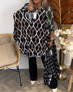 Orlina | elegant print blouse