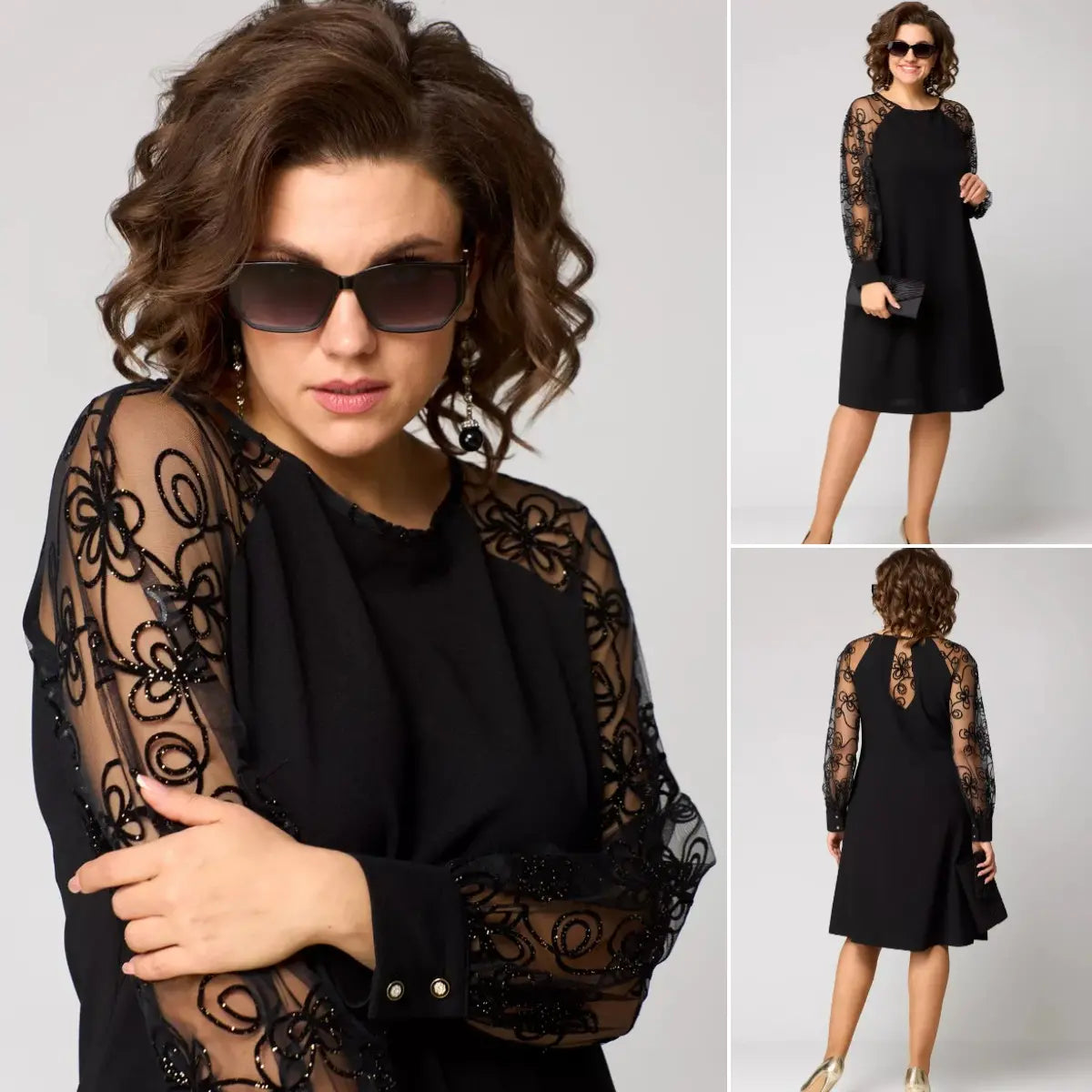 Arwen | Classic Lace Sleeve Dress