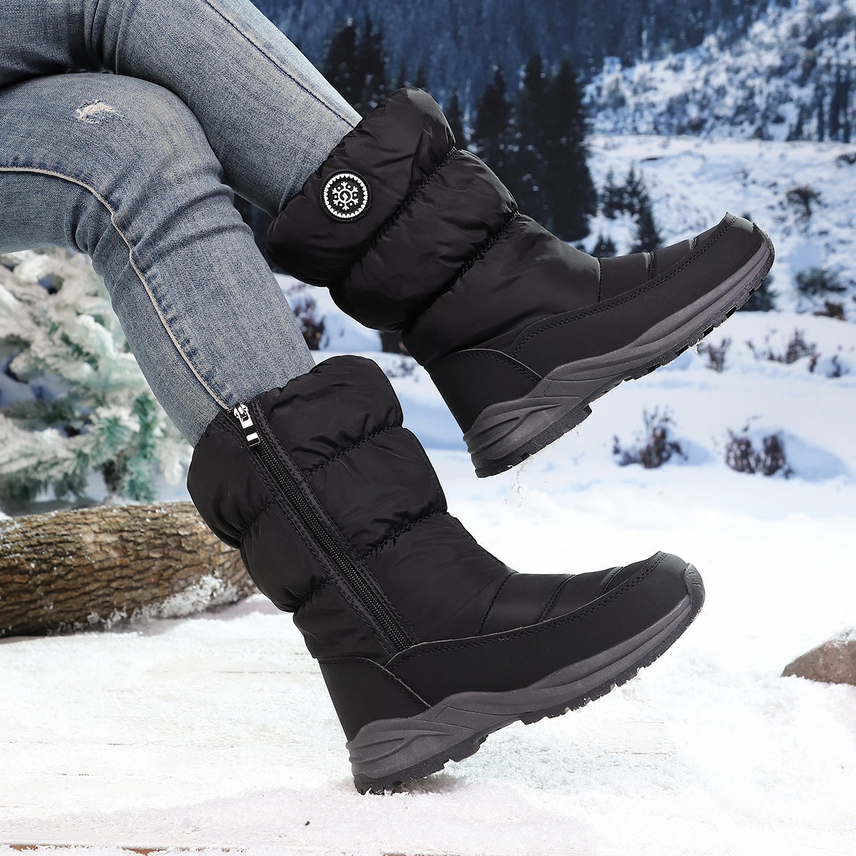Snowvella | Winter Mid Calf Boots