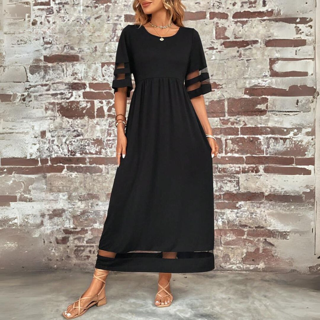 Aubrée – Elegant Midi Dress for a Flattering Fit