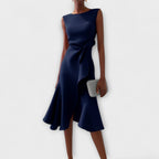 Verenya | draped midi dress