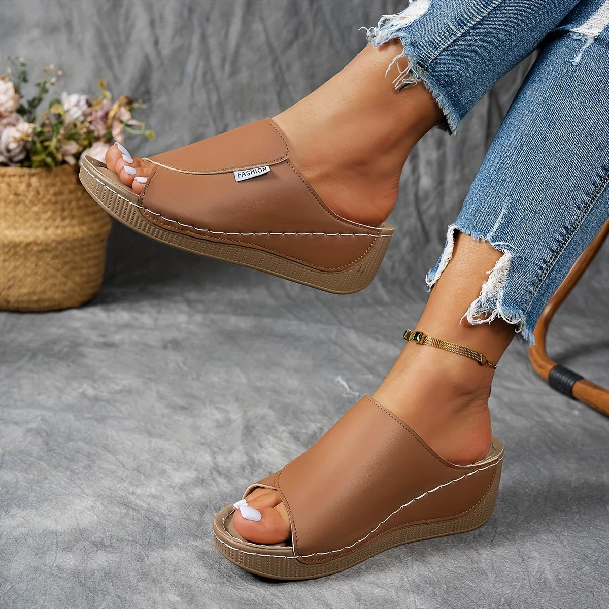 Archvella | Thick Sole Support Slippers