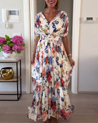 Florelle | Graceful Floral Gown