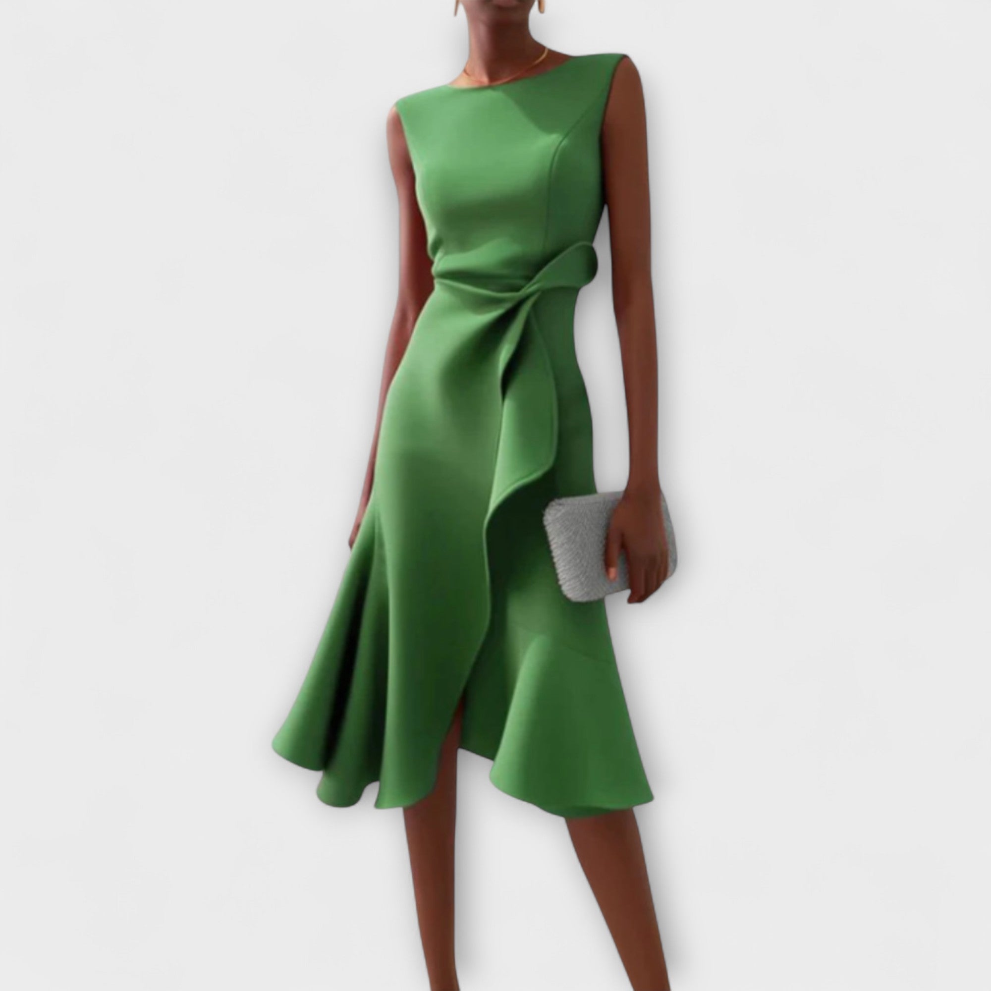 Verenya | draped midi dress