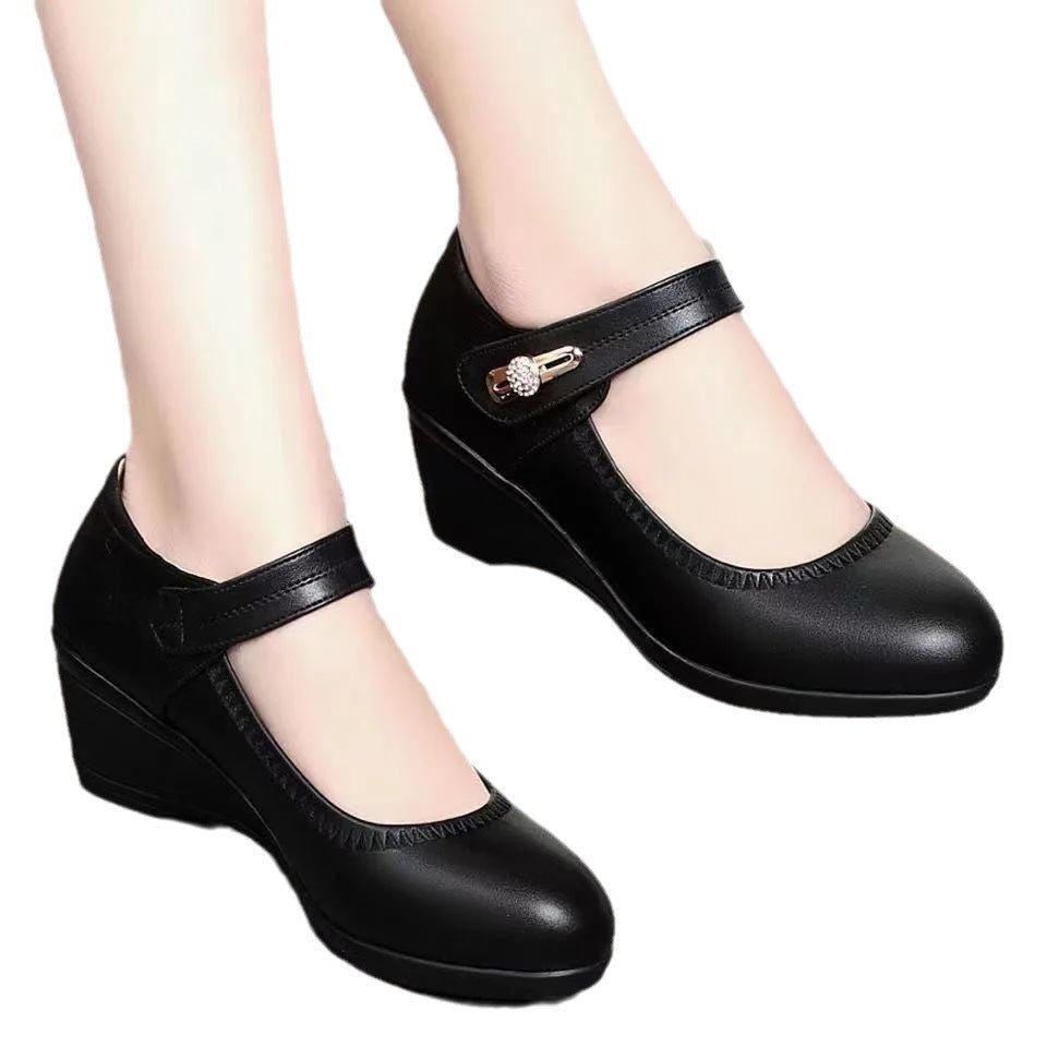 Softvella | Soft Sole Heel Shoes