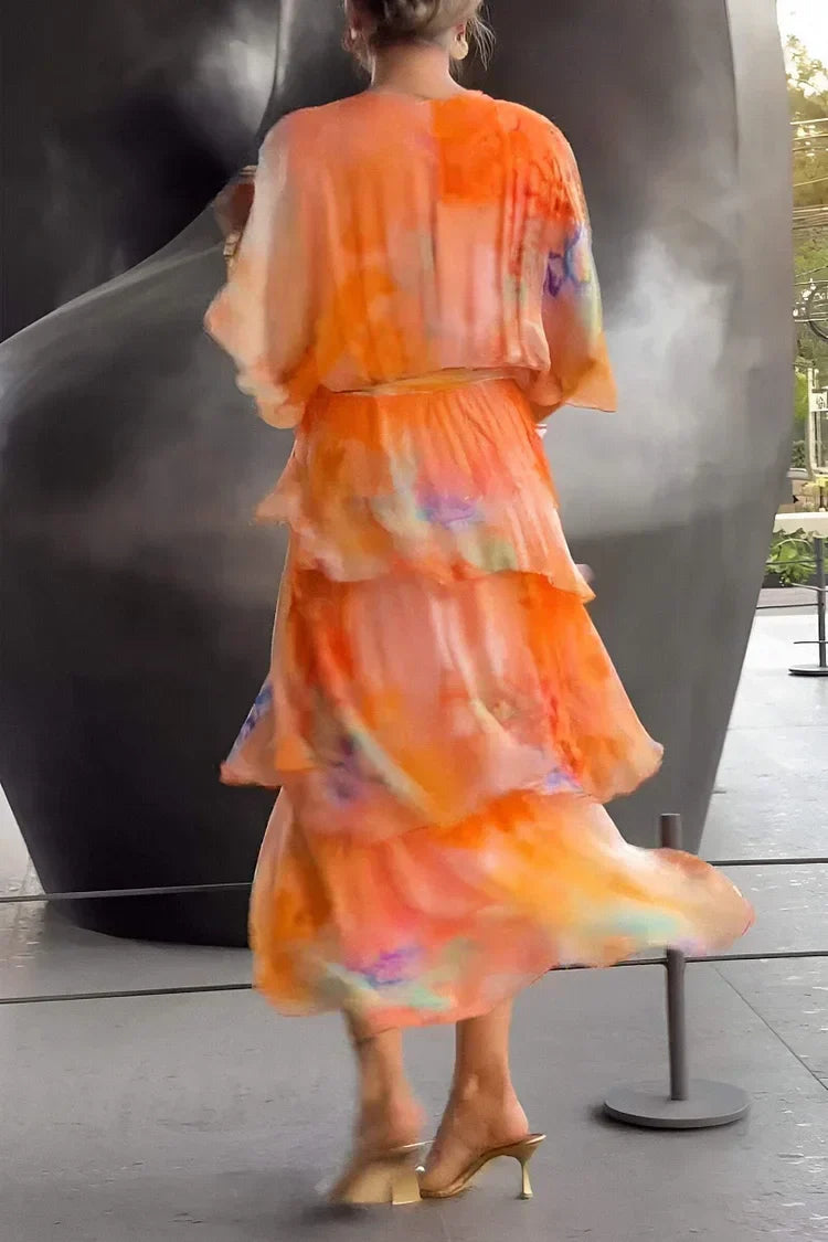 Cassia – Graceful Chiffon Dress