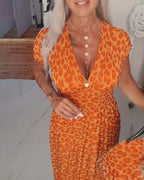 Panthera | Leopard V Neck Dress