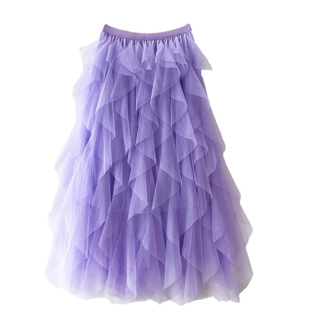 Iserelle | Irregular Mesh Skirt