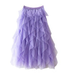 Iserelle | Irregular Mesh Skirt