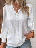 Orlisse | Elegant Solid Blouse