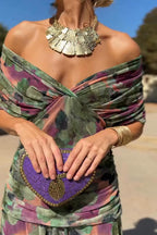 Louise | Chic V-Neck Maxi Dress for Special Occasions
