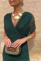 Louise | Chic V-Neck Maxi Dress for Special Occasions