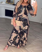 Camille | Floral Chiffon Dress