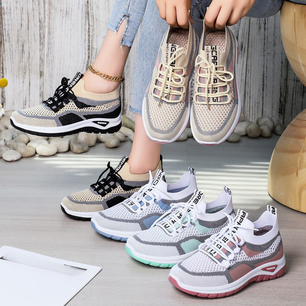Brevella | Lace Up Comfort Sneakers