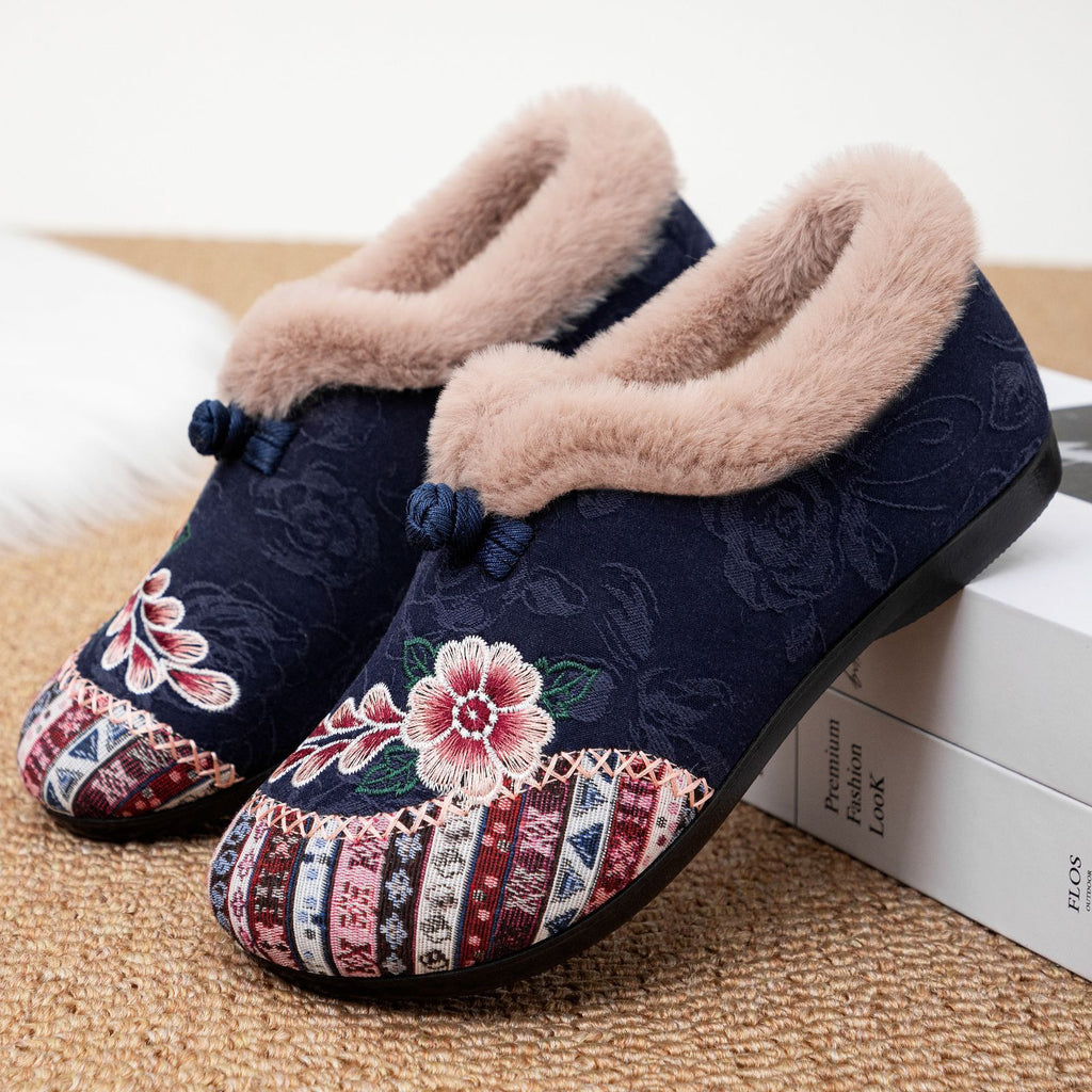 Averiellea | Floral Warm Shoes