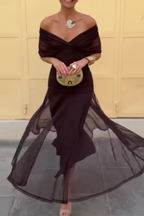 Louise | Chic V-Neck Maxi Dress for Special Occasions