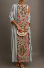 Corvalisse | Elegant maxi dress with matching stole