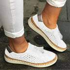 Comfortable Slip On Shoes Lightweight Breathable Olive Suede